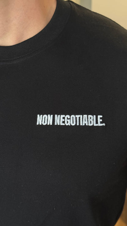 Camiseta NON NEGOTIABLE (Bordado)